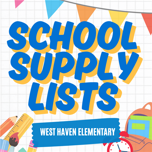  School Supply Lists